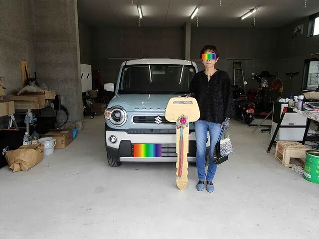 山陽小野田市にお住まいのO様よりアルトラパンのカーリースでのご成約を頂きました！
