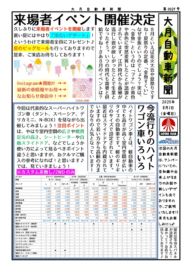 大月自動車新聞（0029-8月号）