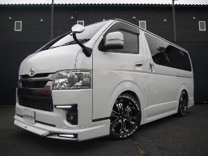 クリックするとこの車輌の詳細ページに移動します。 ハイエースバン