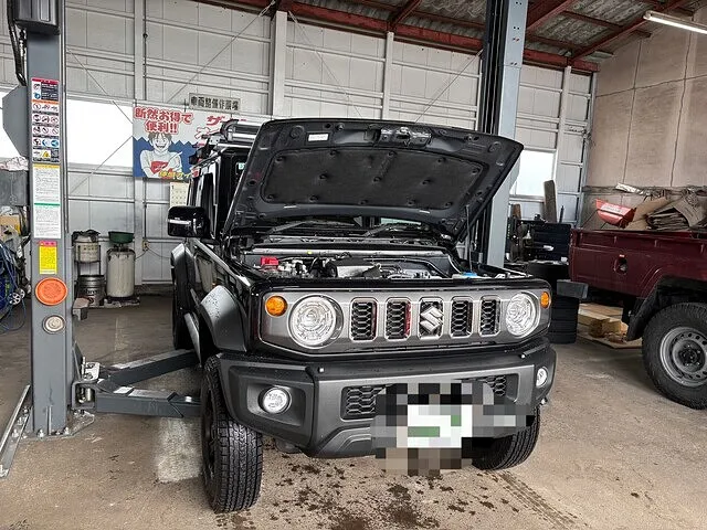 加美町　ノマド　一か月点検　ドライブレコーダー前後取り付け