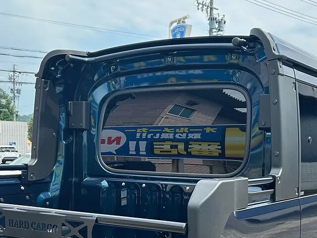 岐阜市　アトレーデッキバン　ハードカーゴ　ガード　取り付け