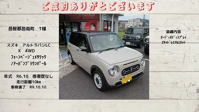 スズキ　アルトラパンLC　4WD