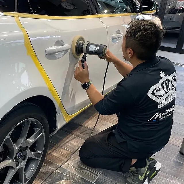 岡崎市　カーコティング　プリウス　ガラスコーティング