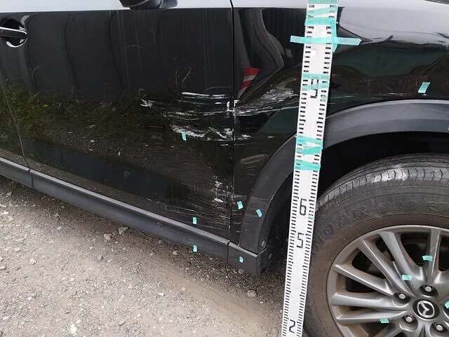 ✨【CX-5 KF系 板金塗装修理事例】右前事故→純正部品＋保険対応＋代車特約で同型無料貸出（横浜市都筑区）