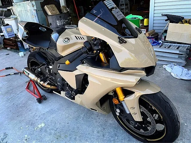 宇佐市　ヤマハ　YZF-R1　全面塗装