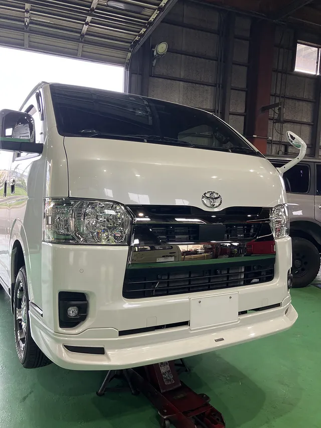 旭川市　修理　ハイエース　エンジンオイル交換　エレメント交換