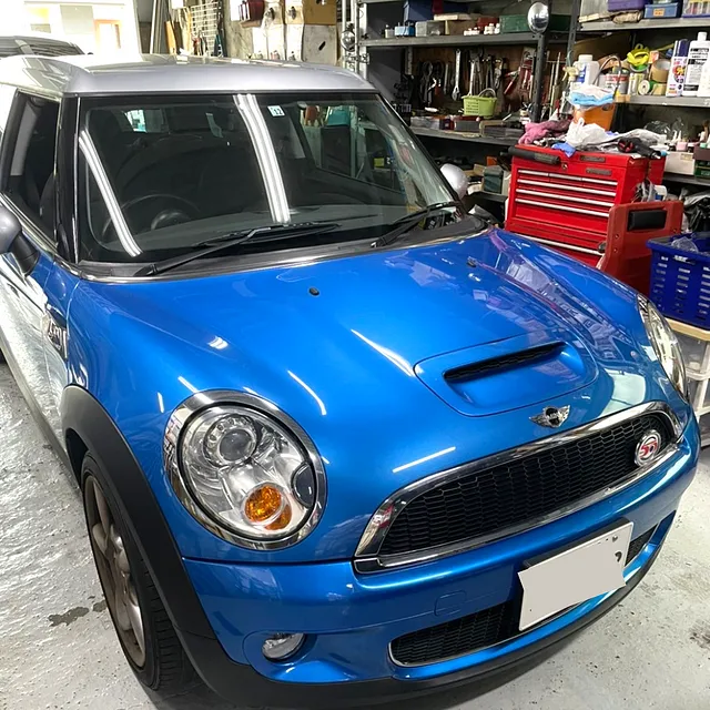 広島市　MINI　ｆ56　エンジンオイル漏れ　修理　