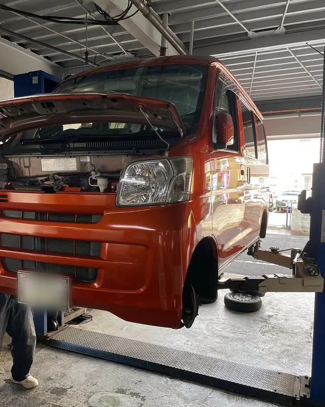 広島市佐伯区　ダイハツハイゼットカーゴ　3回目車検　