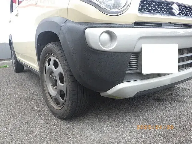 御殿場市　スズキ　ハスラー　右フェンダー　右ドア　バンパー　足回りホイール　鈑金塗装