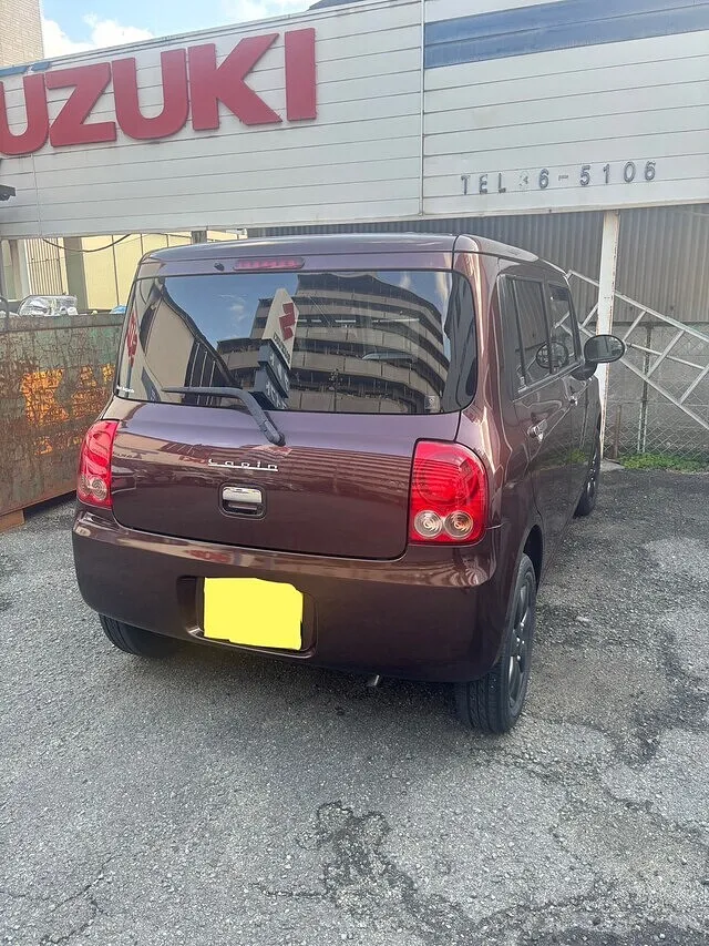 姫路市　車修理　ラパン　エアコン修理（フロアモーター交換）