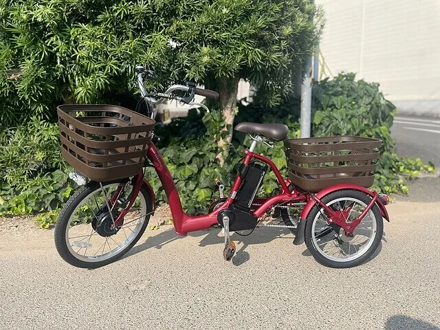 【自転車】豊橋市　ブリヂストン　ラクットワゴン　三輪　電動自転車