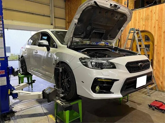 富山市　アライメント調整　WRX VAB
