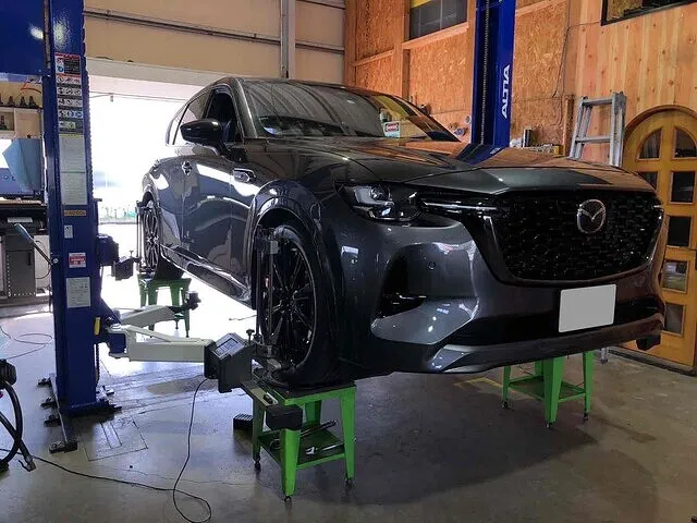 富山市　アライメント調整　CX-60