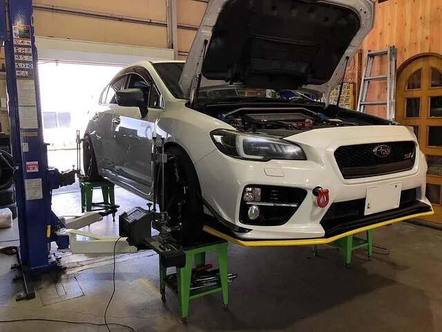 富山市　アライメント調整　WRX VAB