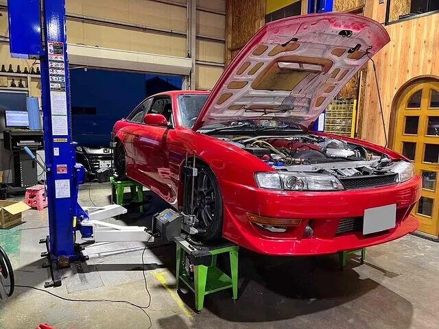 富山市　アライメント　シルビア S14 後期