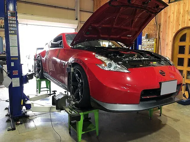 富山市　アライメント調整　Z34ニスモ