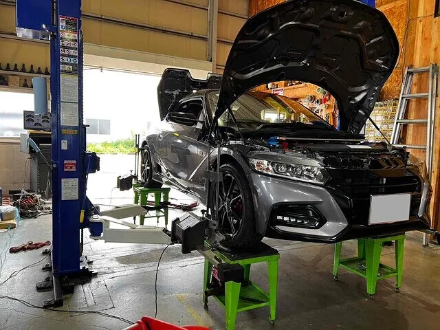 富山市 アライメント調整 S660
