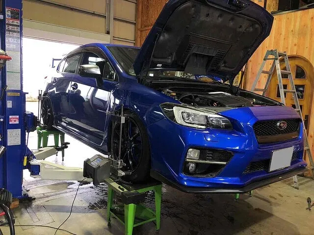 富山市 アライメント調整 WRX VAB