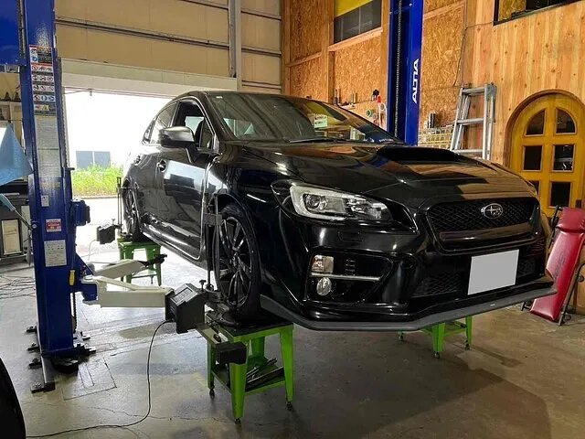 富山市　アライメント調整　WRX VAB
