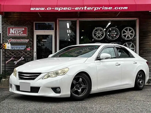 富山市　TEIN車高調取付　マークX