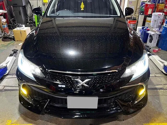 富山市　スピーカー取付　マークX