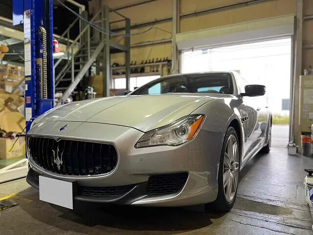 富山市　オイル交換　マセラティ