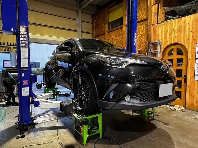 富山市　アライメント調整　ジェイド