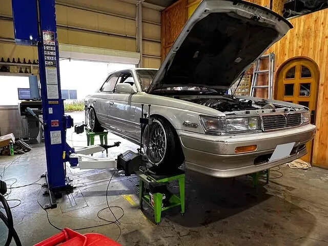 富山市　アライメント調整　ローレル