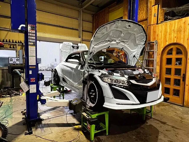 富山市　アライメント調整　S660