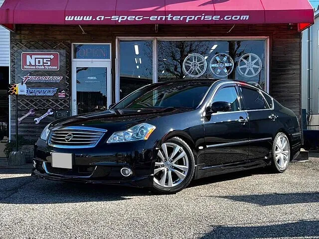 富山市　オイル交換　フーガ