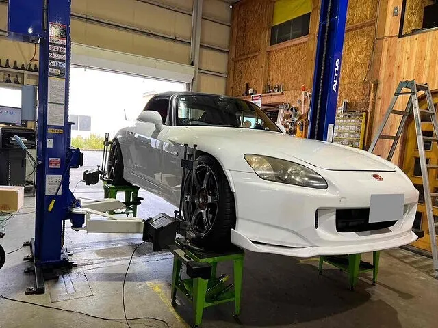 富山市　アライメント調整　S2000