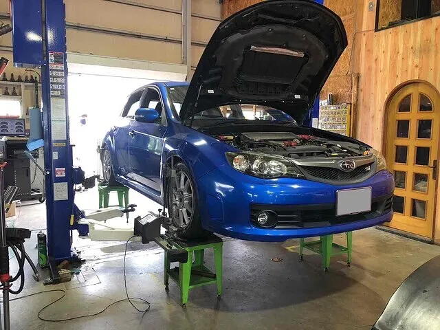 富山市　アライメント調整　WRX