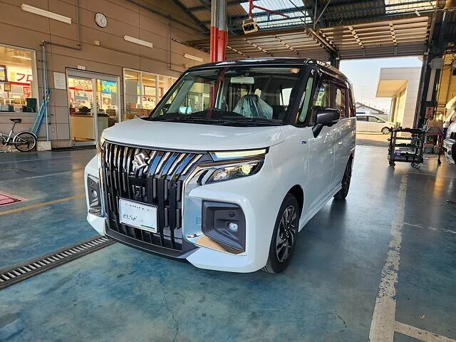 鉾田市　新車　新車販売　スズキ　ソリオバンディット　ハイブリッド
