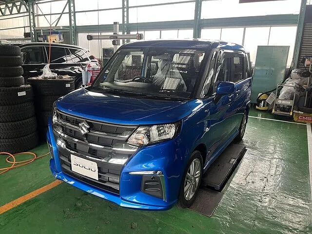 高山市　ソリオ　車の錆止め　アンダーコート