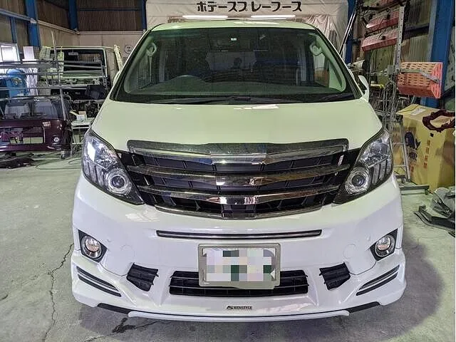 笠松町 鈑金 トヨタ アルファード ケンスタイル エアロ 修理