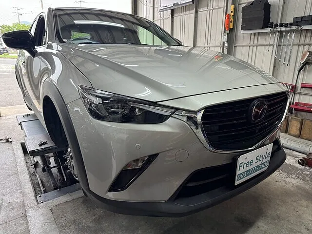 CX-3　タイヤ4本交換　タイヤ安い　オートウェイ　北九州市　門司区
