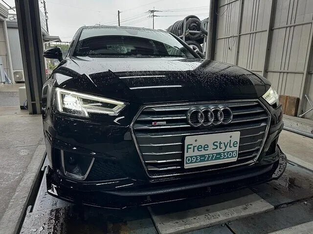 Audi A4 アバント　オイル交換　北九州市　オートウェイ