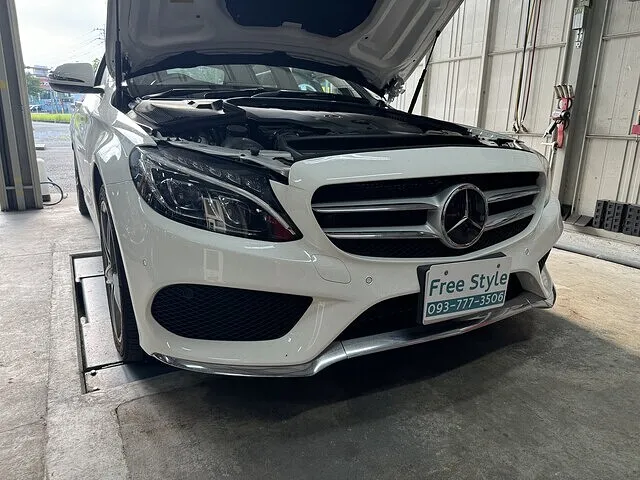 Cクラス　W205　オイル交換　FUCHS　北九州市　メンテナンス　門司区　小倉南区