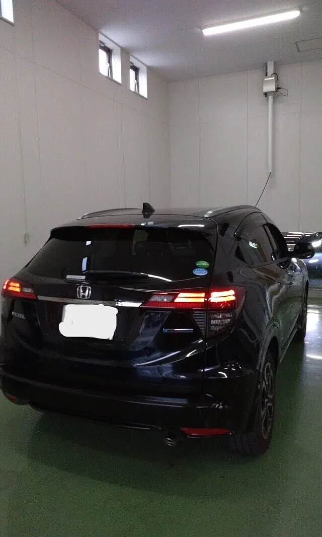 岐阜市　車検　VEZEL　エンジン・オイル
