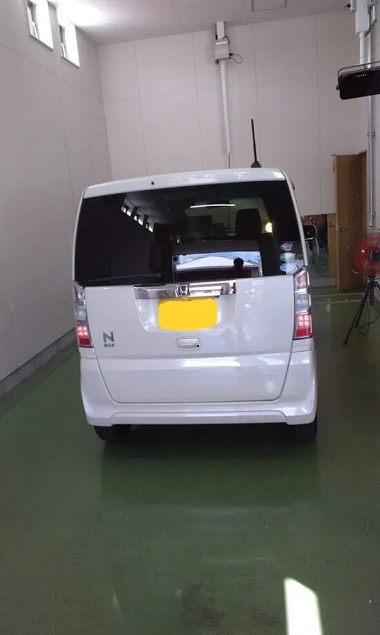 岐阜市　車検　N-BOX　オイル・エアコンフィルター