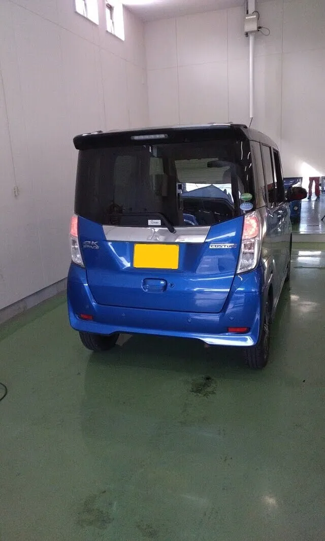 岐阜市　車検　ekスペース　ブレーキオイル