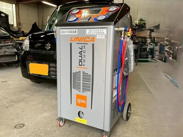 弘前市　エアコンクリーニング　スズキ　スペーシア