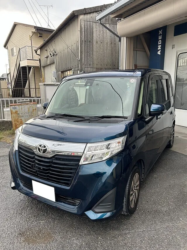 トヨタ・ルーミー　安城市・豊田市・岡崎市　きず凹み修理！安い！
