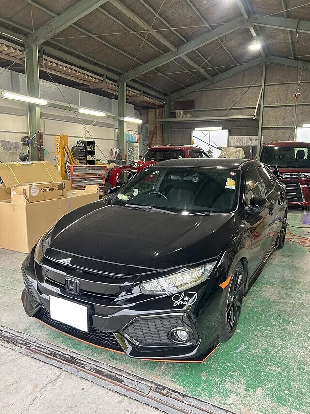 ホンダ・シビック　安城市　持込パーツ・加工・取り付け・安い！