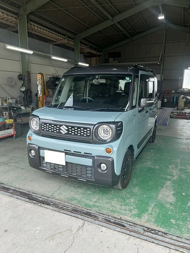 スズキ・スペーシア　安城市・保険修理で工賃２０％キャッシュバック