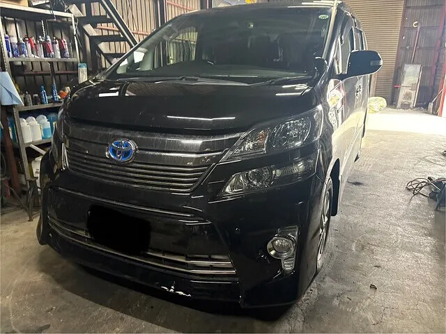 旭川市 フロントスポイラー取付 トヨタ ヴェルファイア