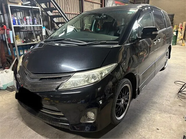 トヨタ エスティマ ヘッドライトコーティング 旭川市