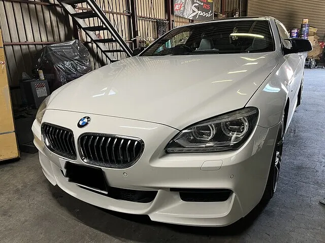 BMW 640iクーペ マフラーカッター取付 旭川市