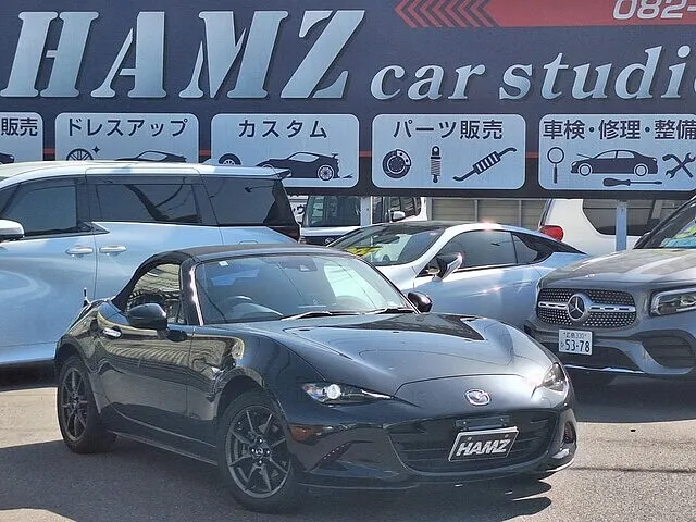 マツダ　ロードスター　WORKアルミホイール　車高調取付　