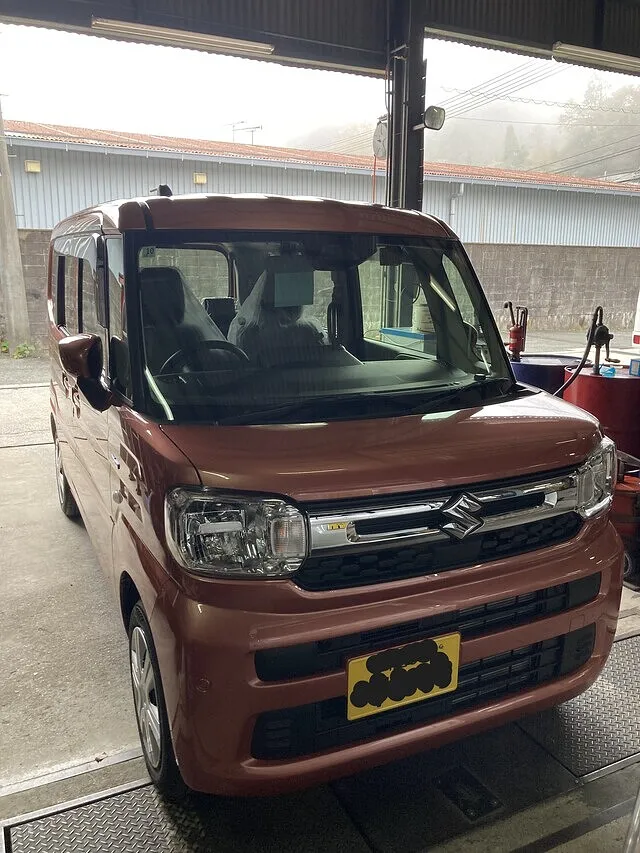 新見市　新車販売　スズキ　スペーシア